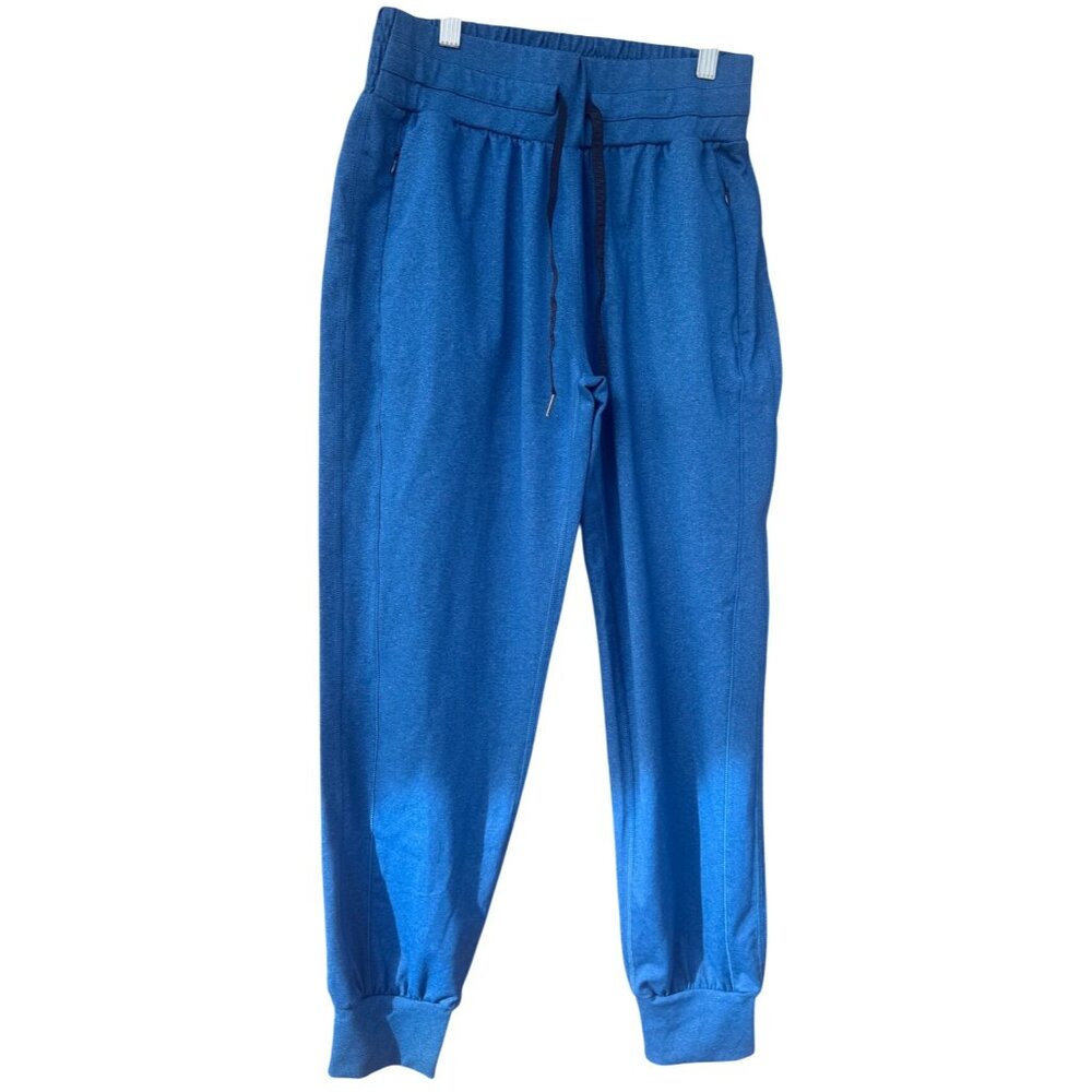 Lululemon Women's Pants Size 10 Ready to Rulu High-Rise Cropped Jogger Blue